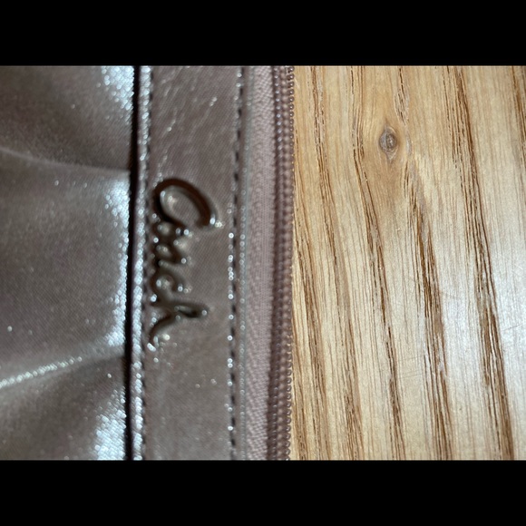 COACH Soft Gold Metallic Wristlet - Picture 3 of 8